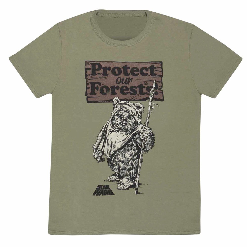 Disney Star Wars - Protect Our Forests T-shirt Homme - Vert